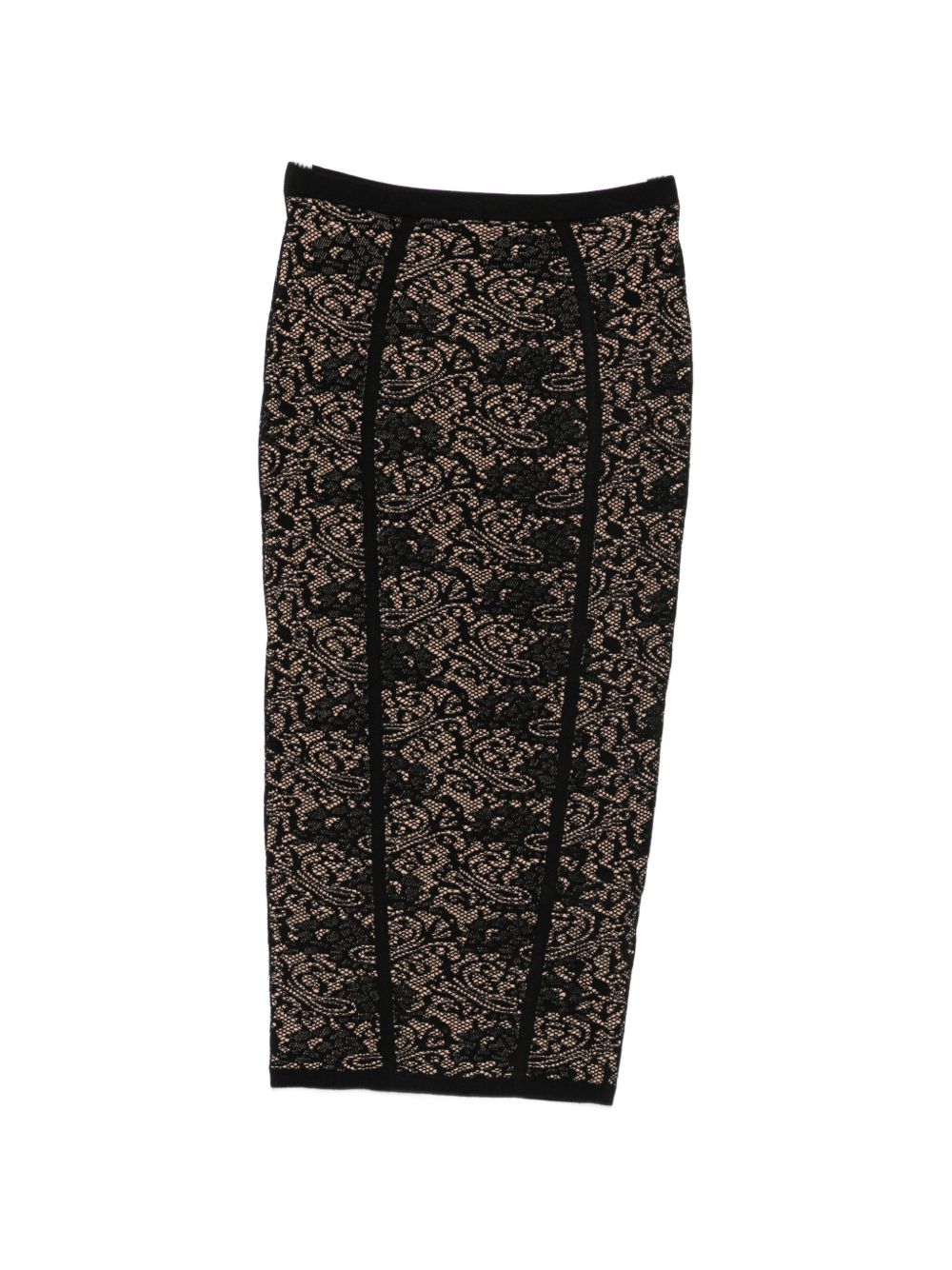 KNITTED MIDI SKIRT