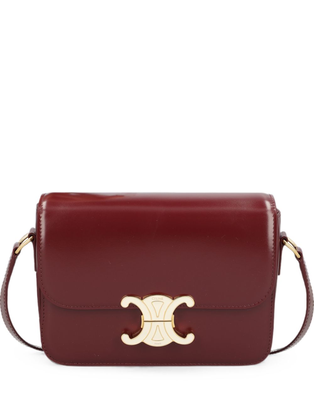 TRIOMPHE TEEN LEATHER SHOULDER BAG
