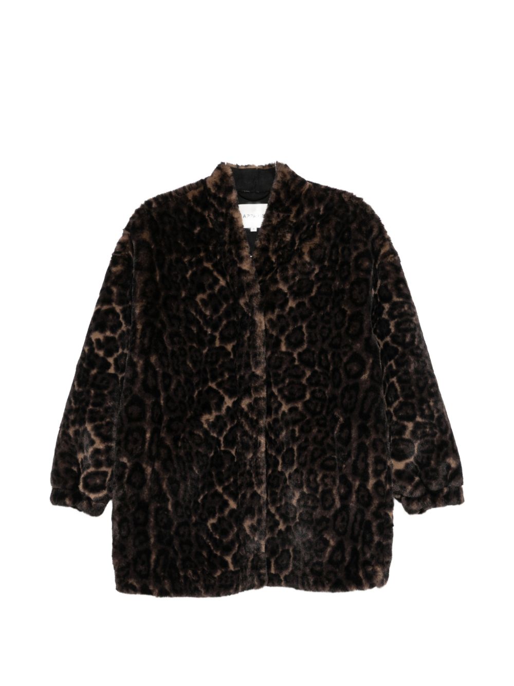 JANE FAUX LEATHER COAT