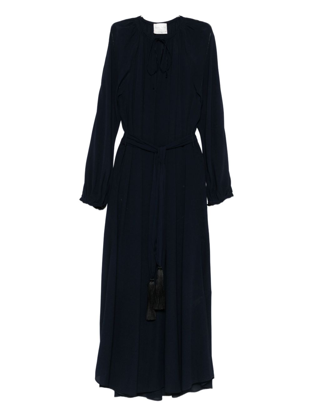 CREPE DE CHINE LONG DRESS
