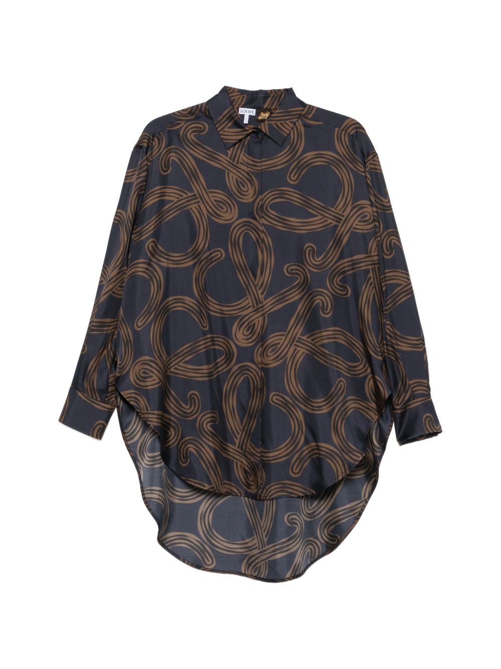 PRINTED SILK SHIRT