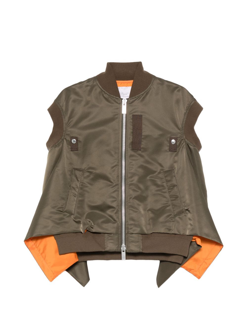 NYLON ZIPPED VEST