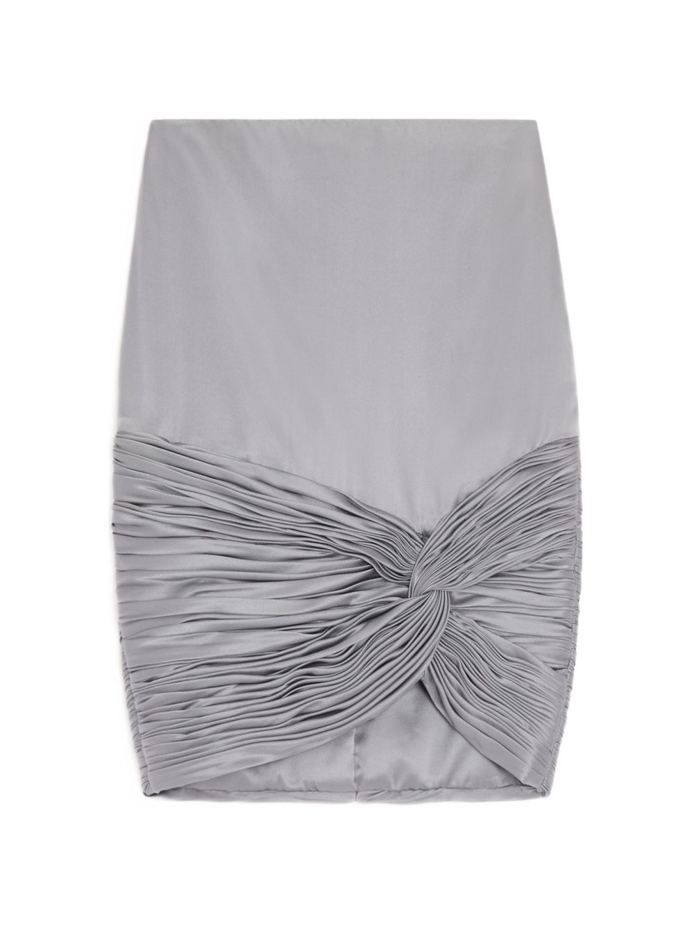 DRAPED SATIN SKIRT