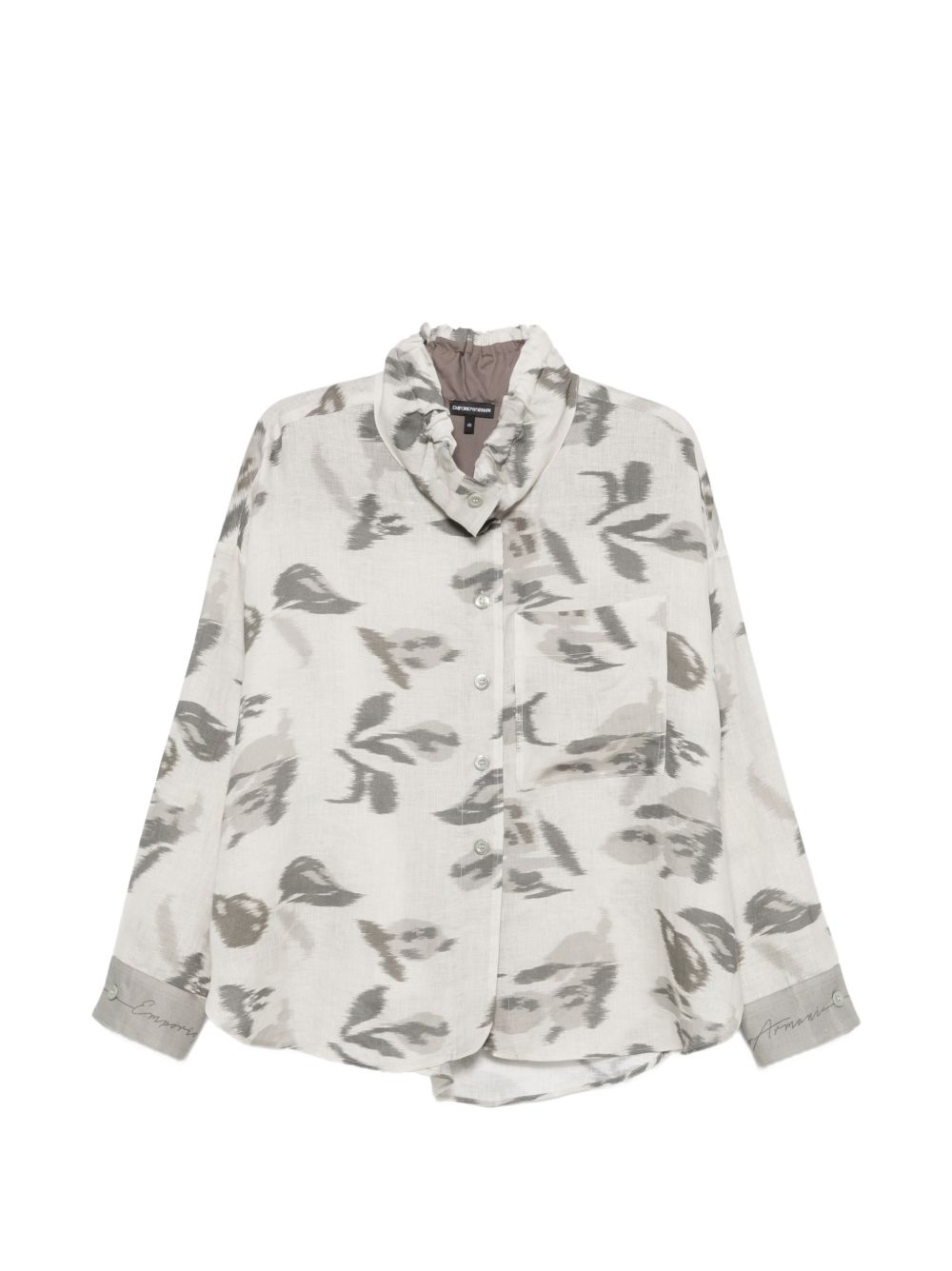 PRINTED LINEN SHIRT