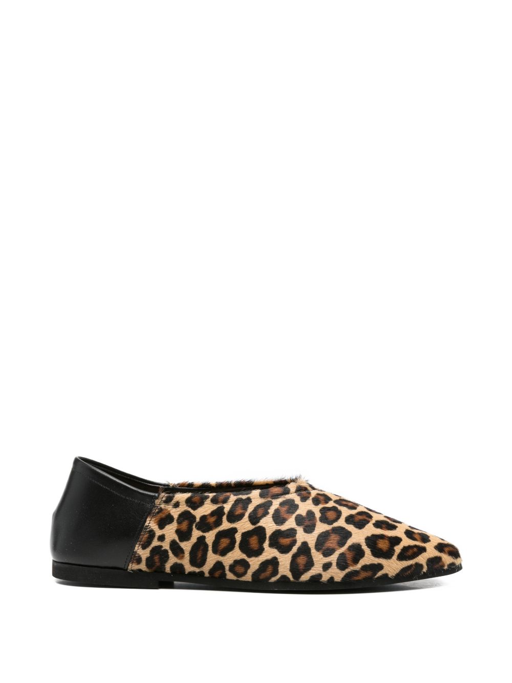 LEOPARD BALLET FLATS