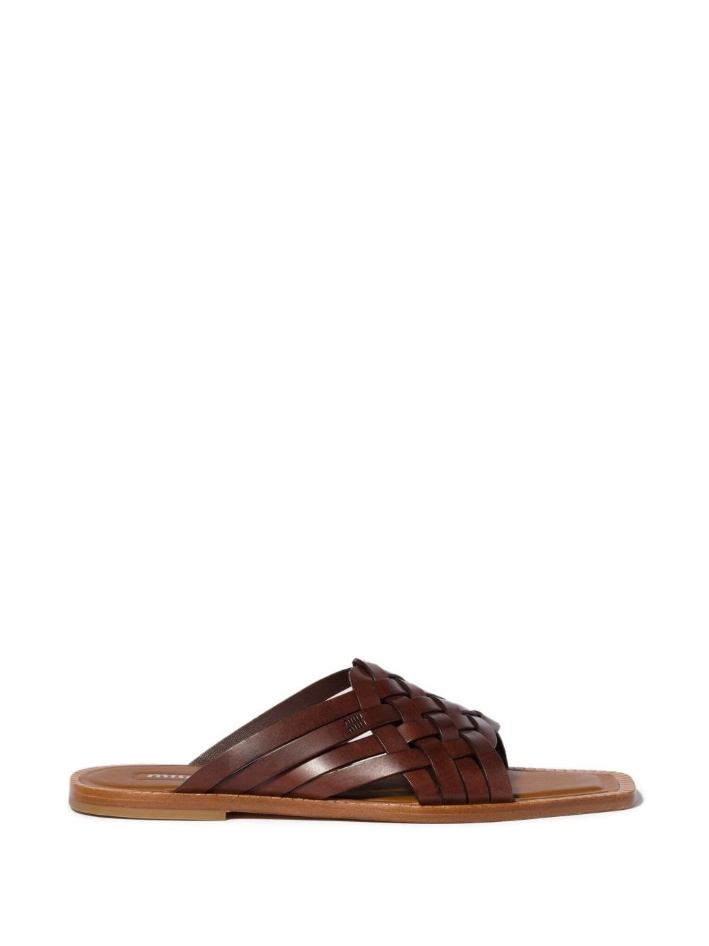 LEATHER FLAT SANDALS