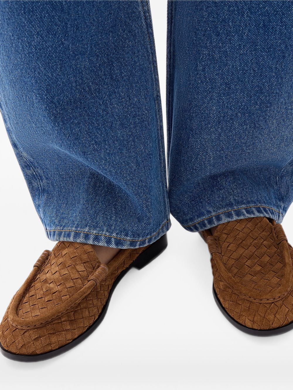 BOTTEGA VENETA · SILENZIO LEATHER LOAFERS