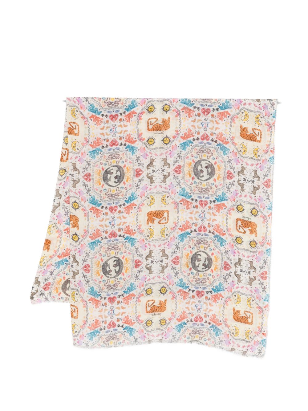 POLY SILK BLEND STOLE