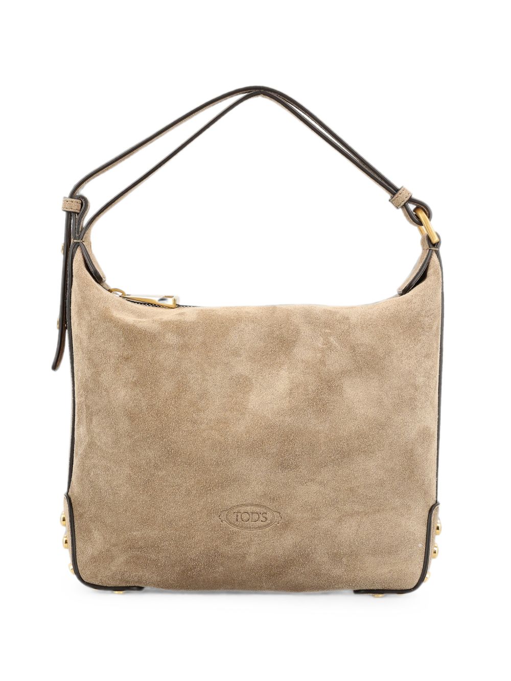 METAL DOTS MINI LEATHER SHOULDER BAG