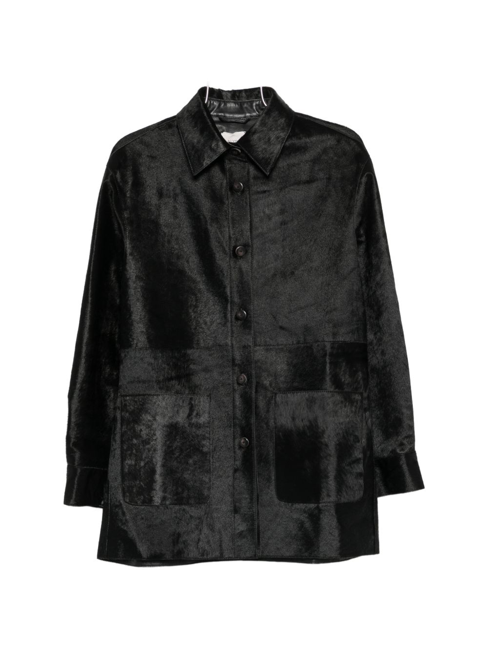 LEATHER OVERSHIRT