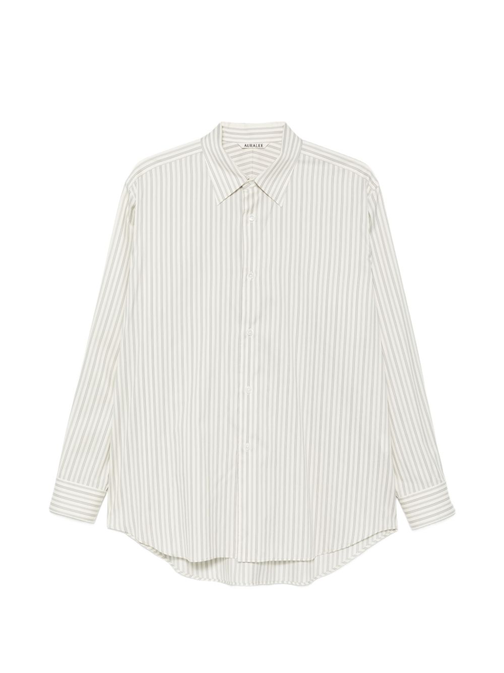 COTTON AND SILK STRIPED SHIRT