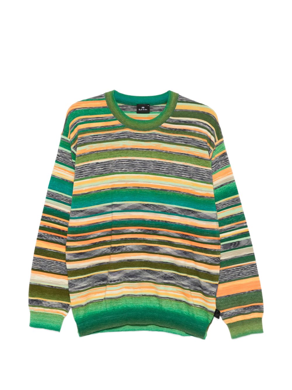 STRIPED COTTON SWEATER