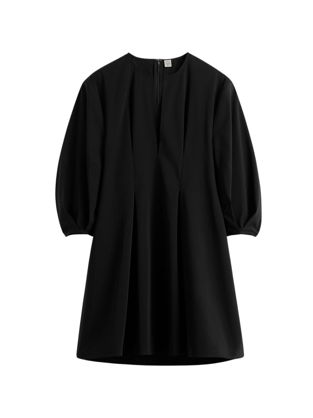 BALOON SLEEVE COTTON DRESS