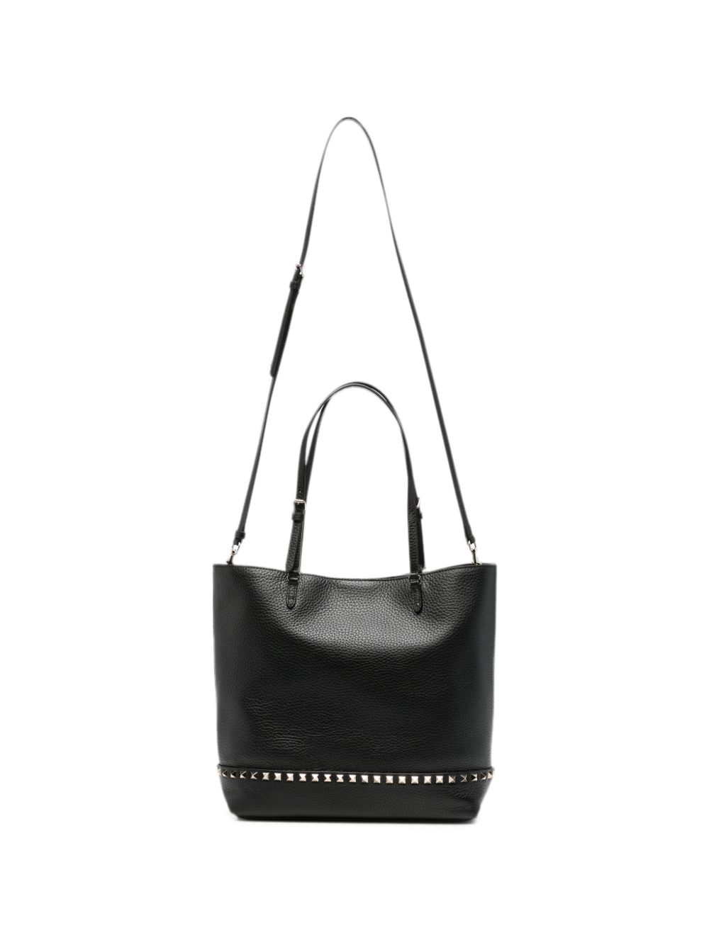 ROCKSTUD MEDIUM LEATHER TOTE BAG