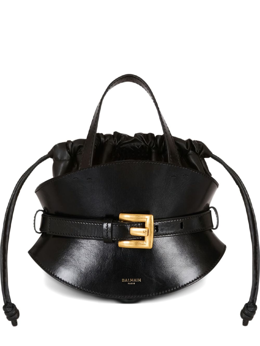 SHUFFLE MINI LEATHER SHOULDER BAG