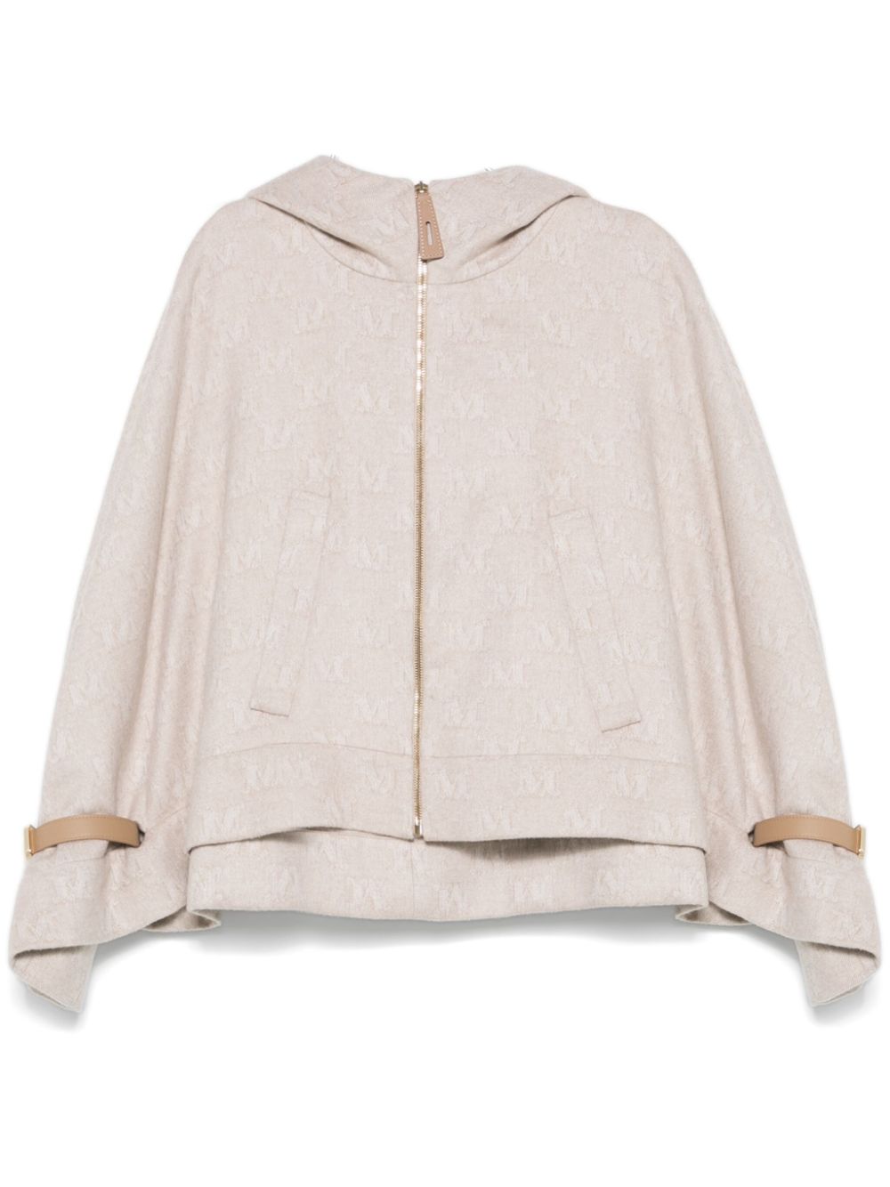 WOOL HOODED CAPE