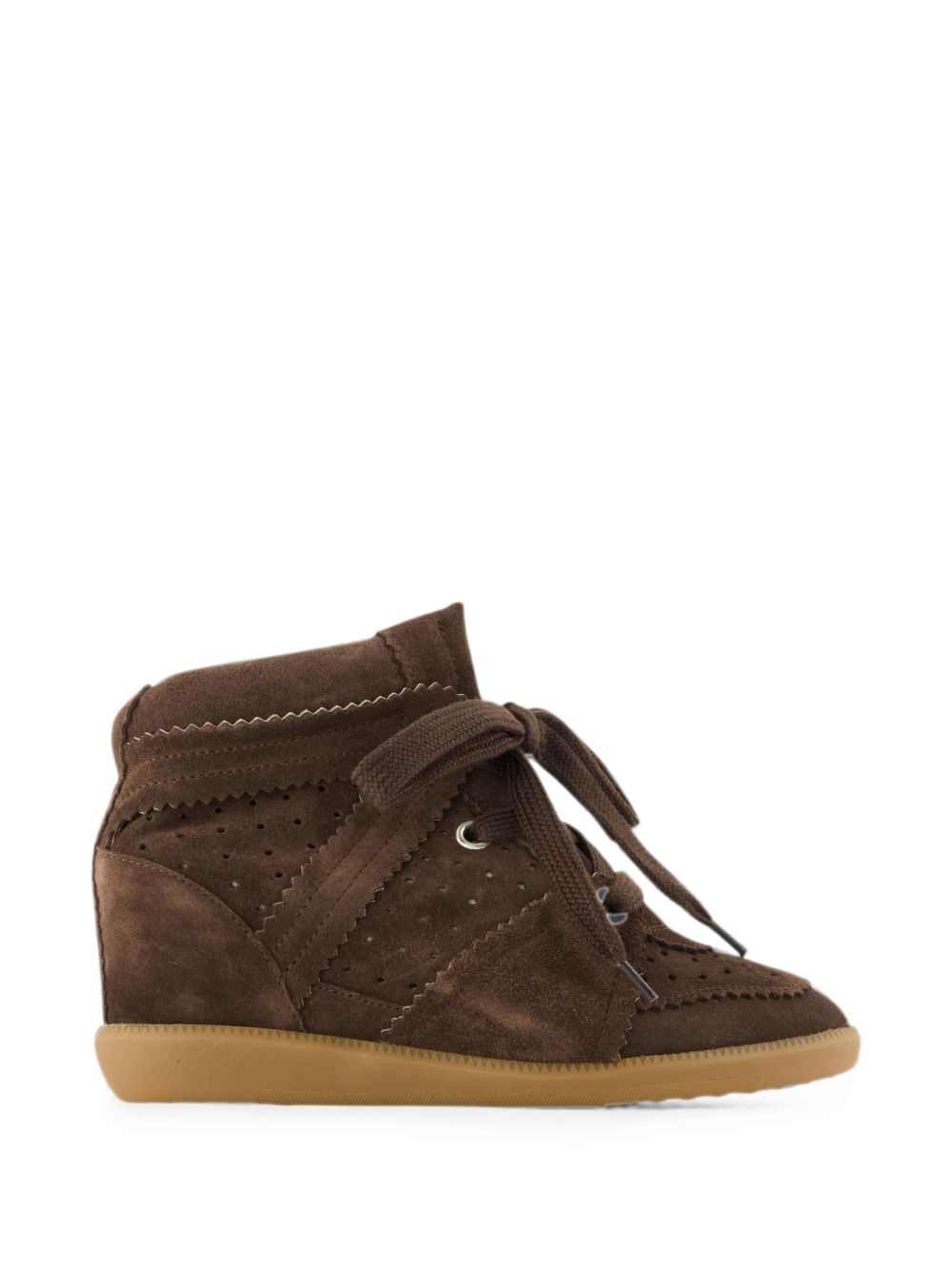 ISABEL MARANT · BOBBY SUEDE LEATHER SNEAKERS