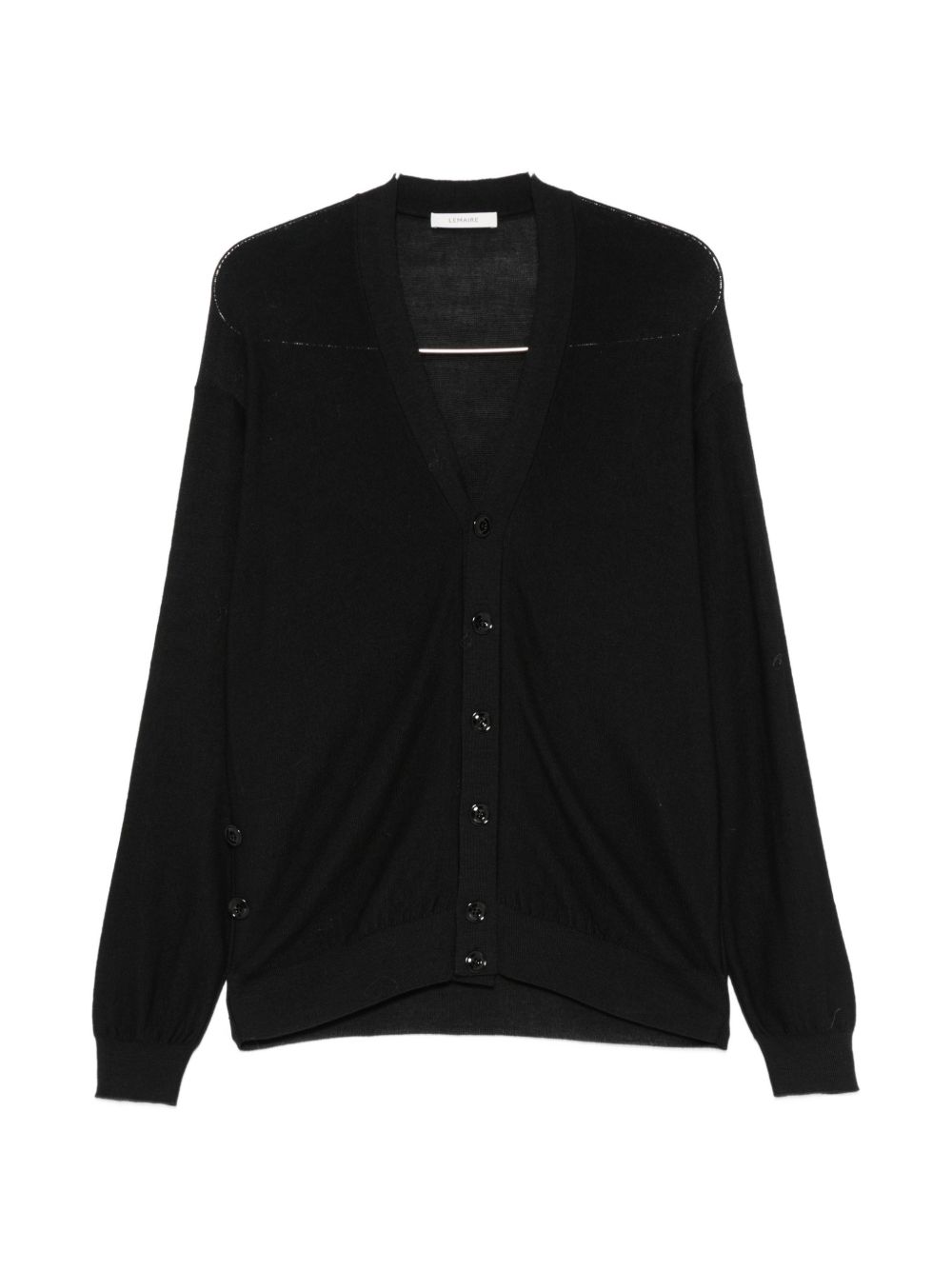 WOOL BLEND TWISTED CARDIGAN