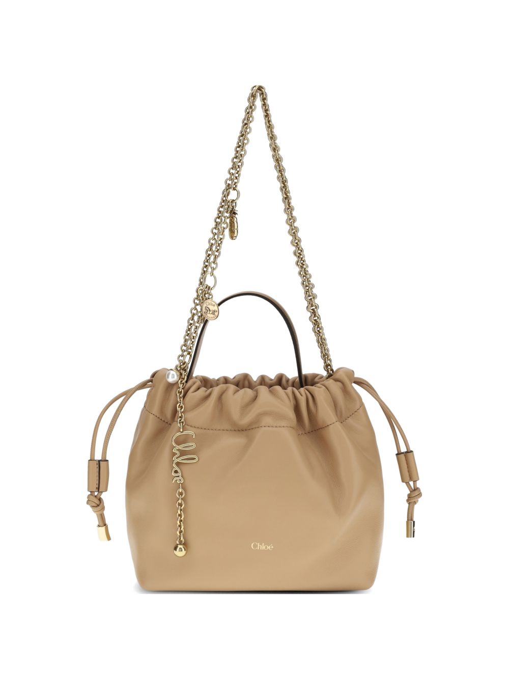 CHLOÉ ICONS LEATHER CLUTCH
