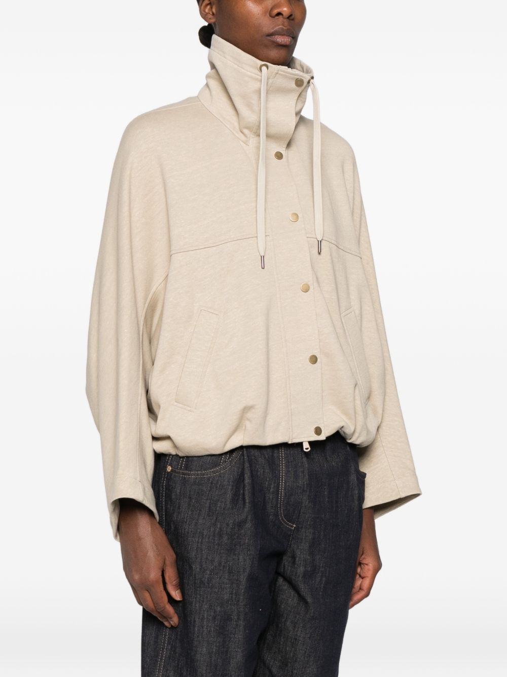 BRUNELLO CUCINELLI · COTTON AND LINEN SWEATSHIRT