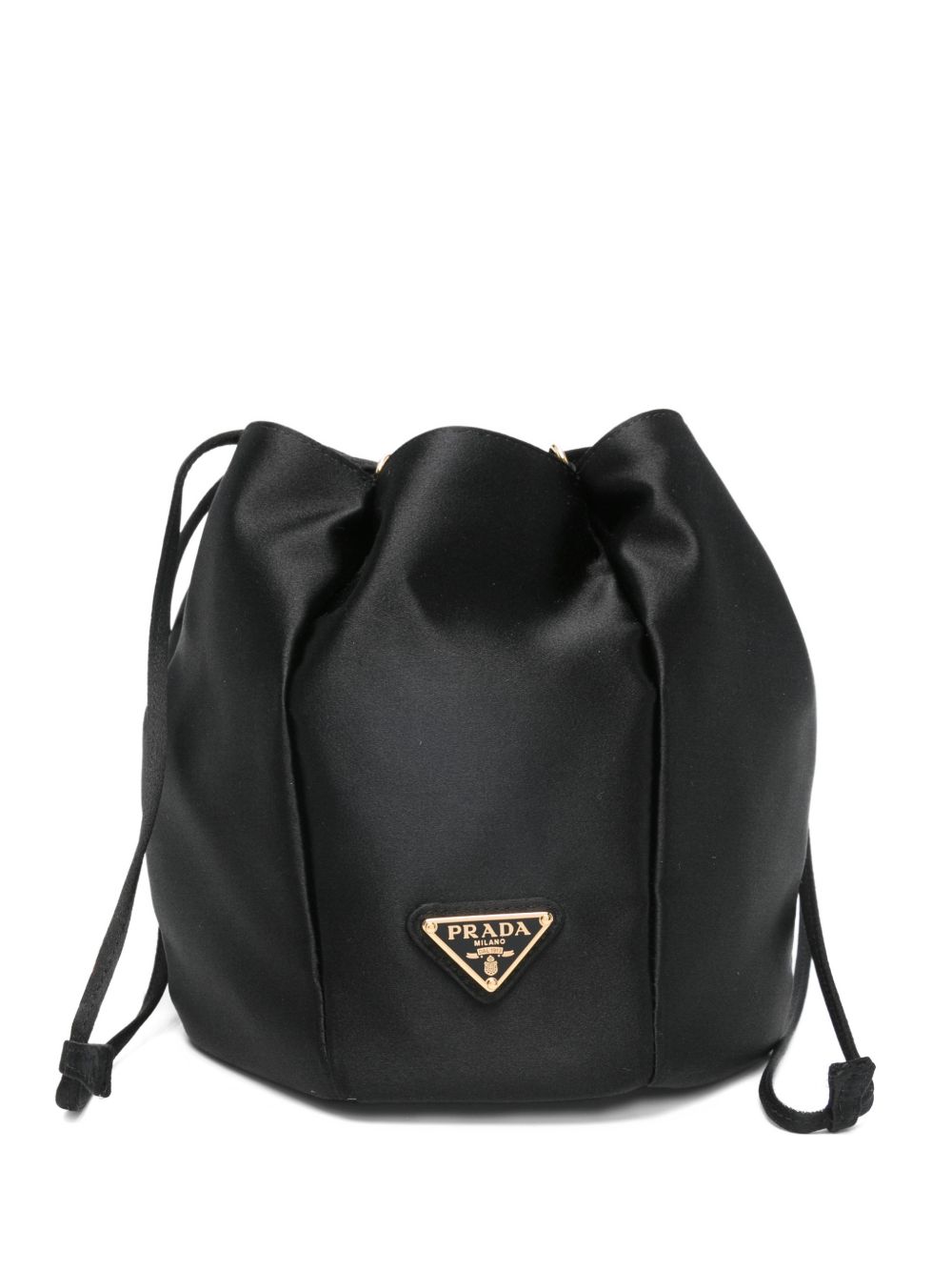 SATIN MINI BUCKET BAG