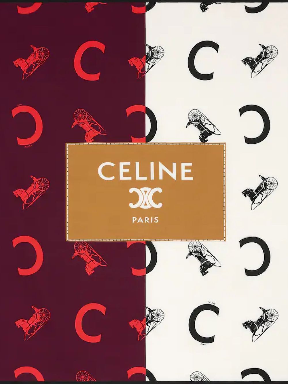 PRINTED SILK FOULARD