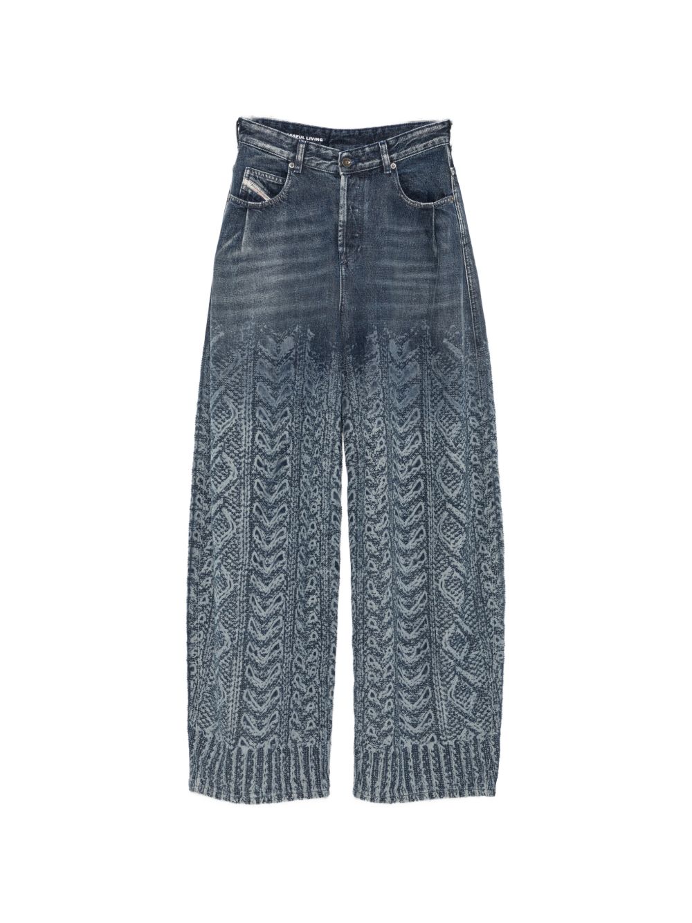 WIDE-LEG DENIM JEANS