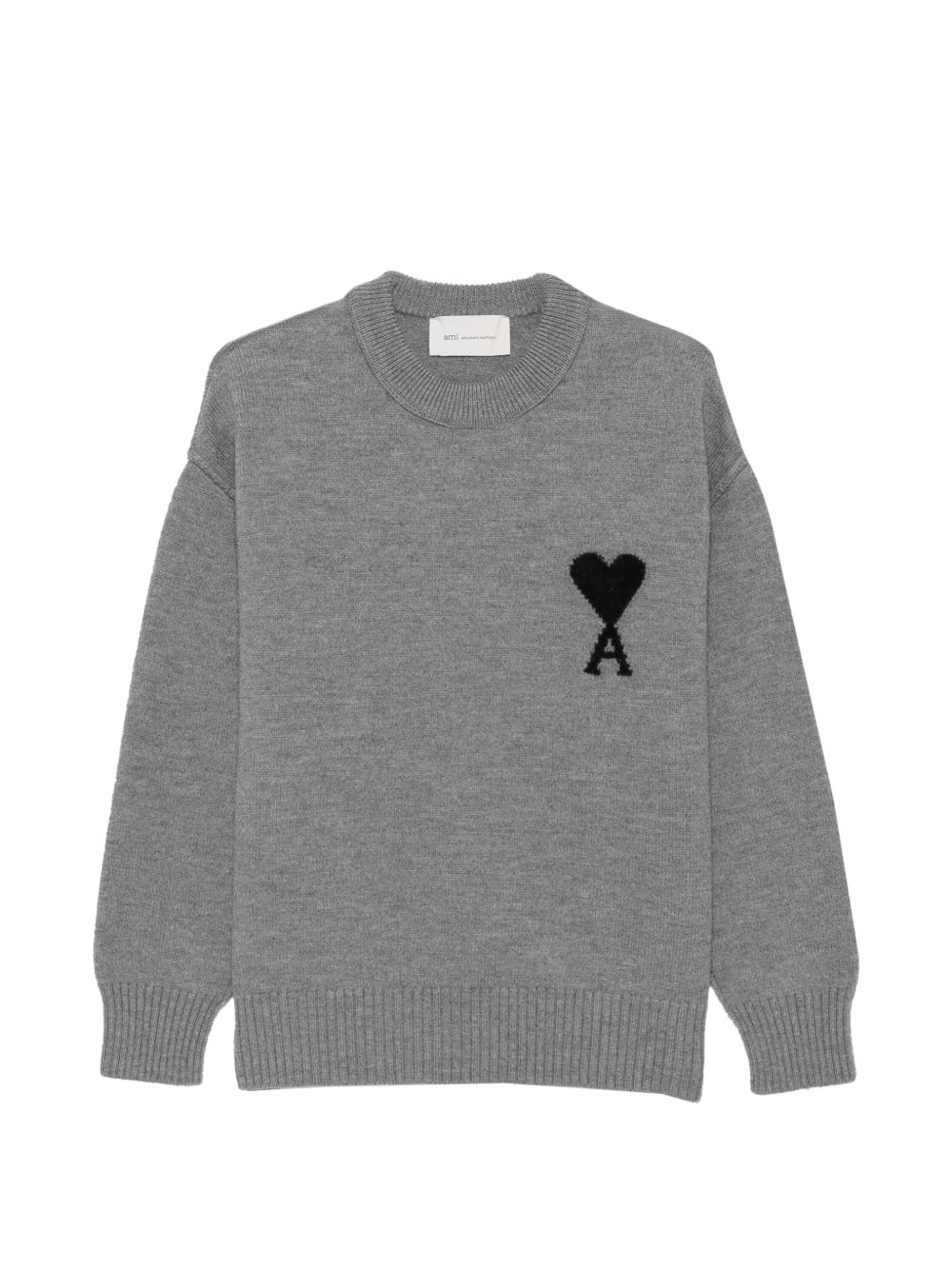 AMI PARIS · AMI DE COEUR WOOL CREWNECK SWEATER