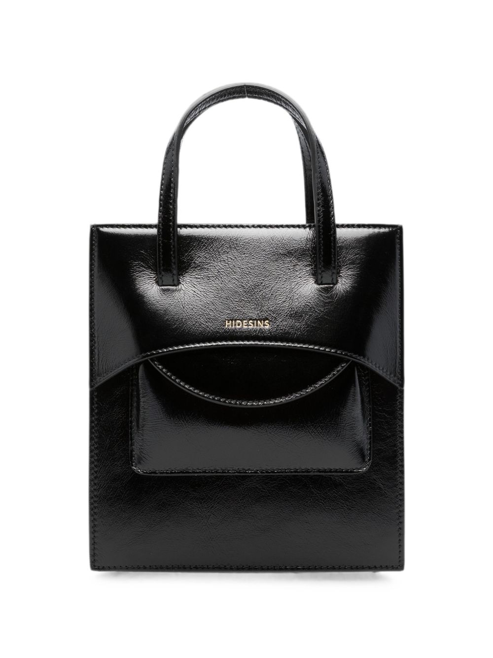 POCKET LEATHER HANDBAG