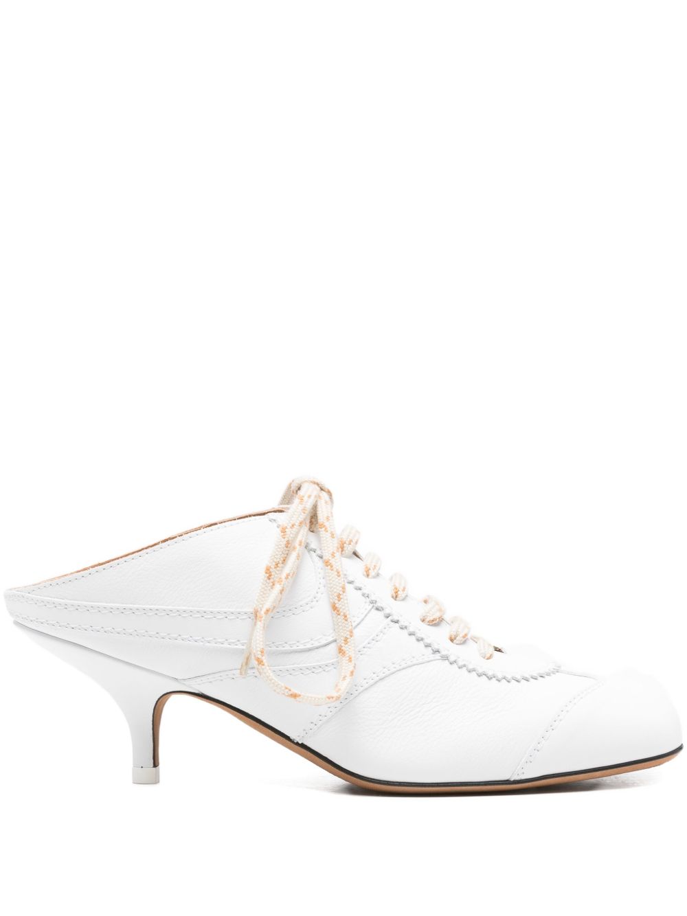 LEATHER HEEL SNEAKERS