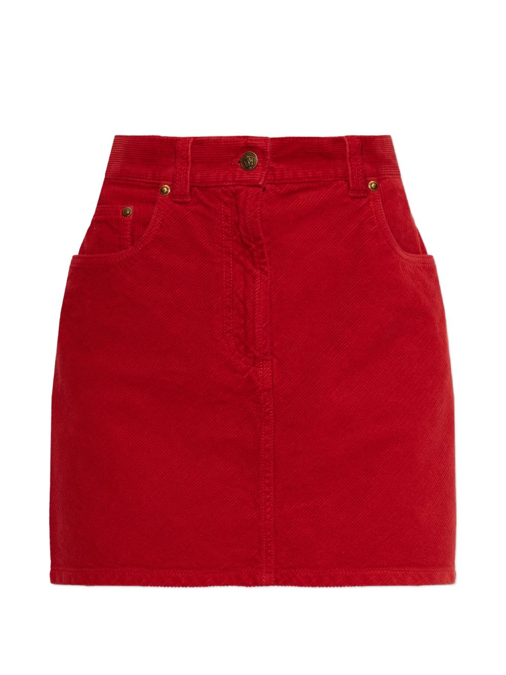 VELVET COTTON SKIRT