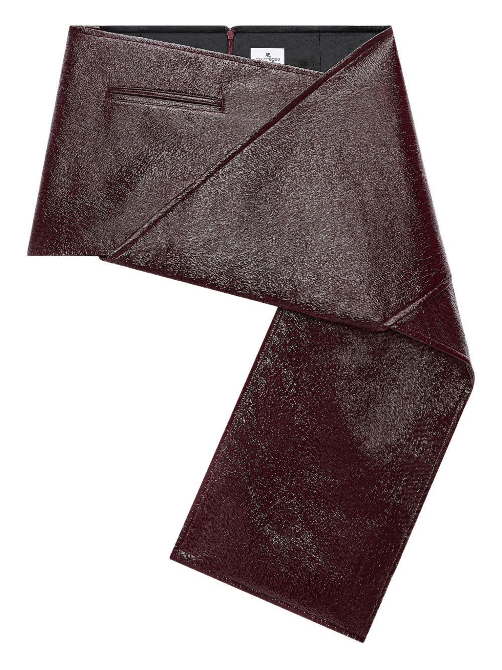 VINYL MINI SKIRT