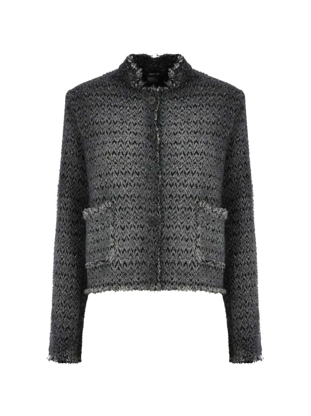 WOOL CREWNECK JACKET