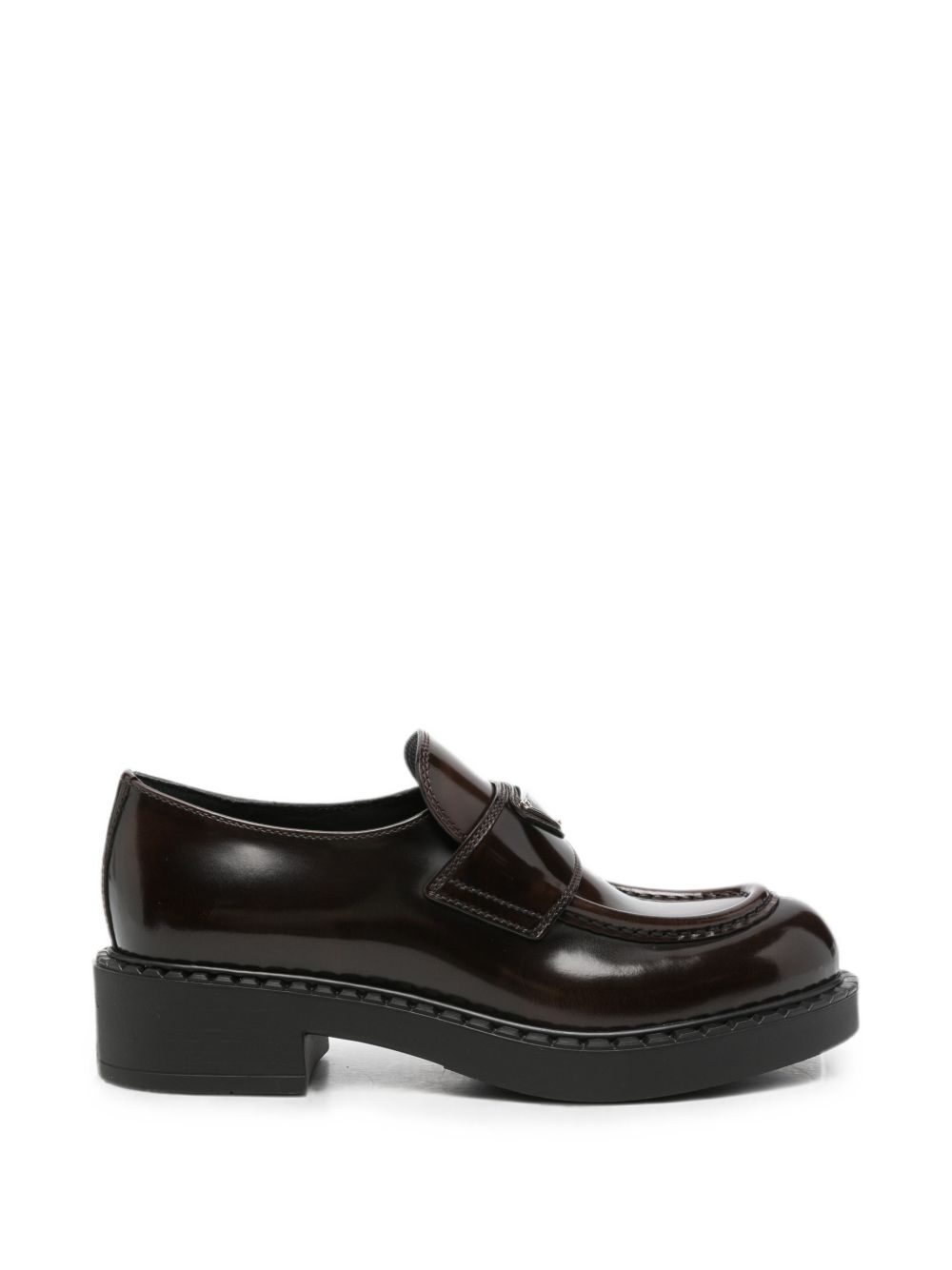 CHOCOLATE LEATHER LOAFERS