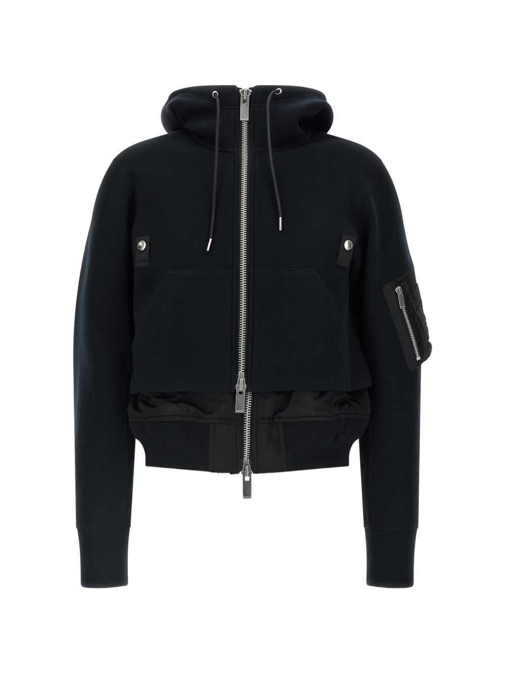 COTTON BLEND HOODIE
