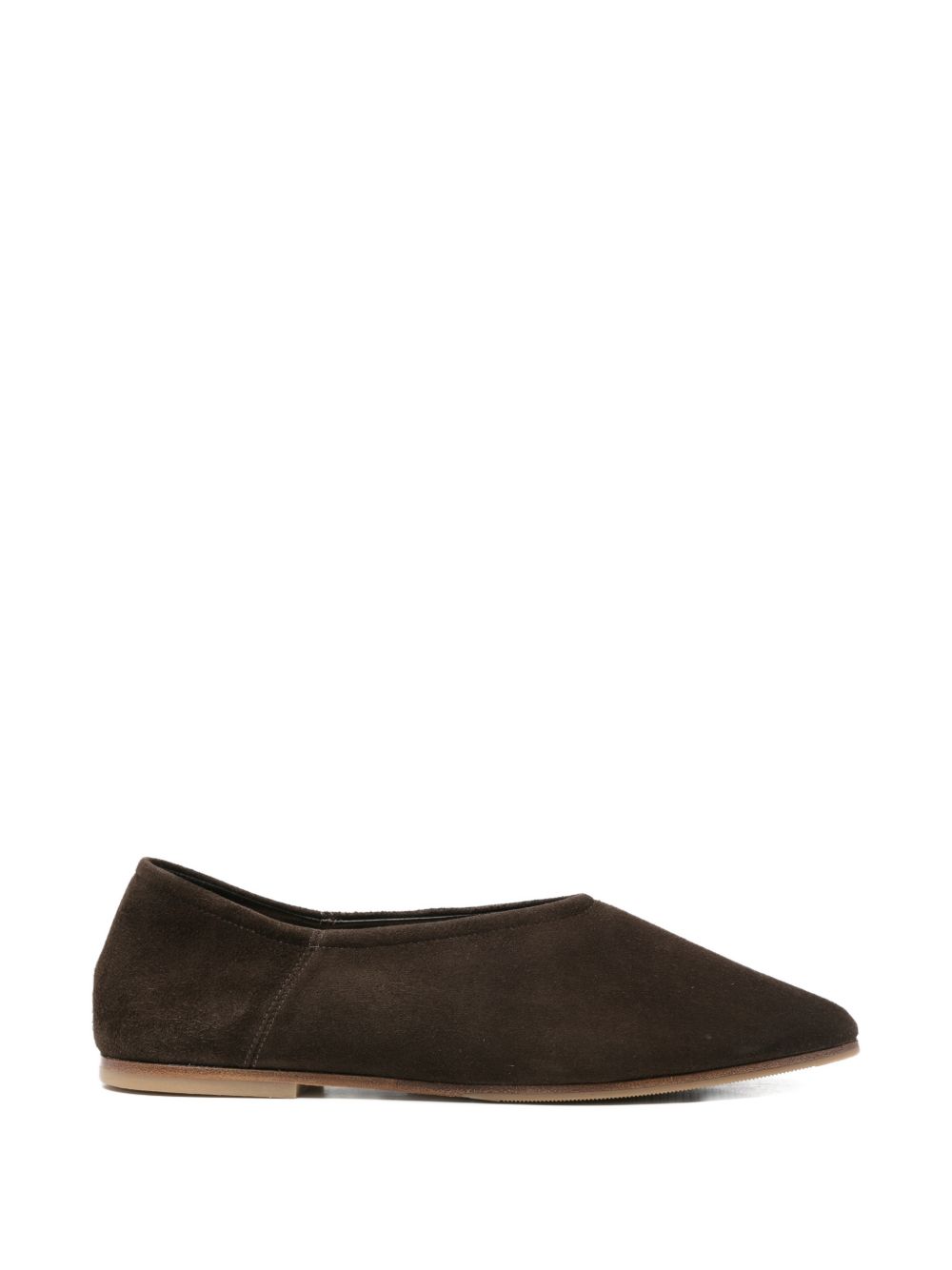 UMBER BALLET FLATS