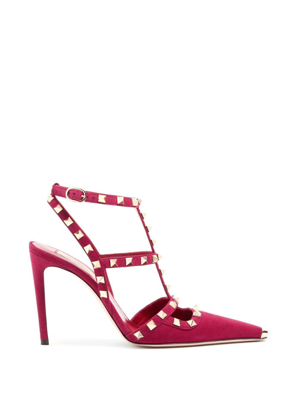 ROCKSTUD SUEDE LEATHER PUMPS