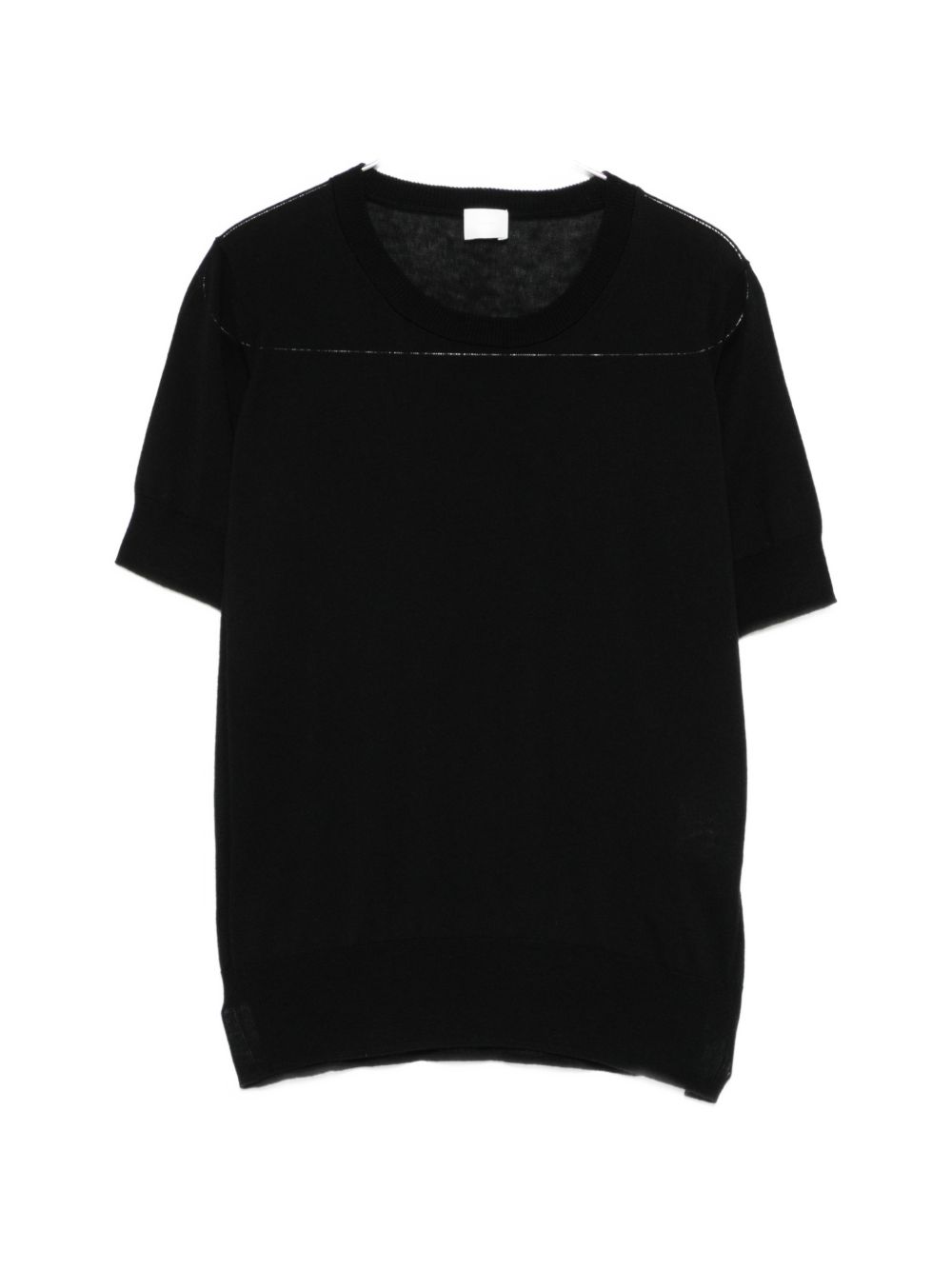 COTTON AND SILK CREWNECK SWEATER