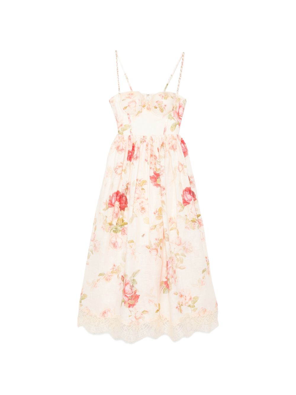 ROSELIGHT LINEN MIDI DRESS