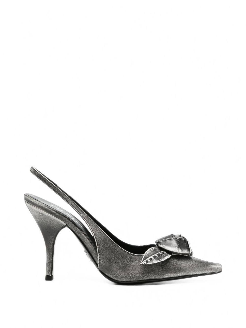 LEATHER SLINGBACK PUMPS