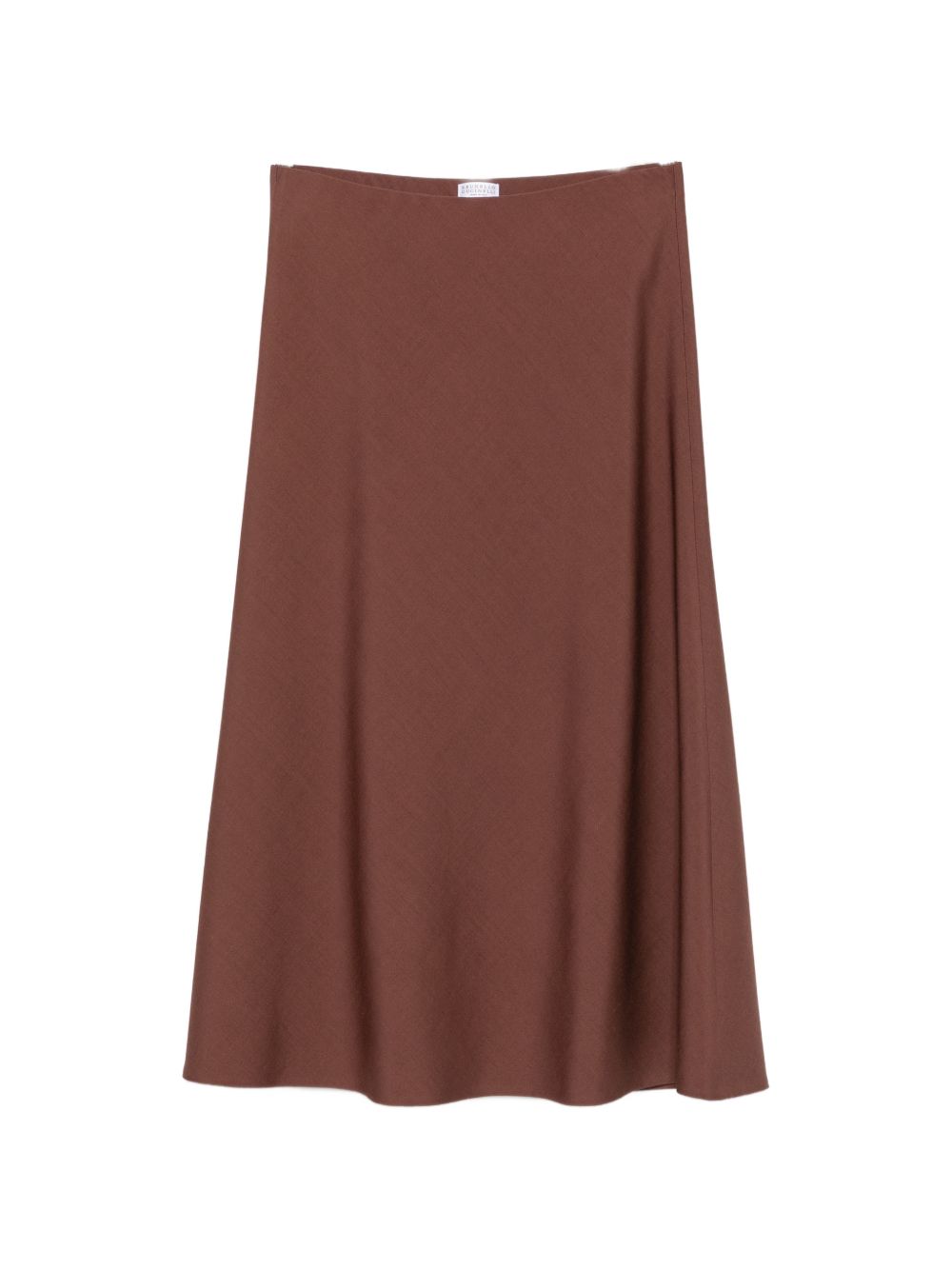 WOOL BLEND MIDI SKIRT