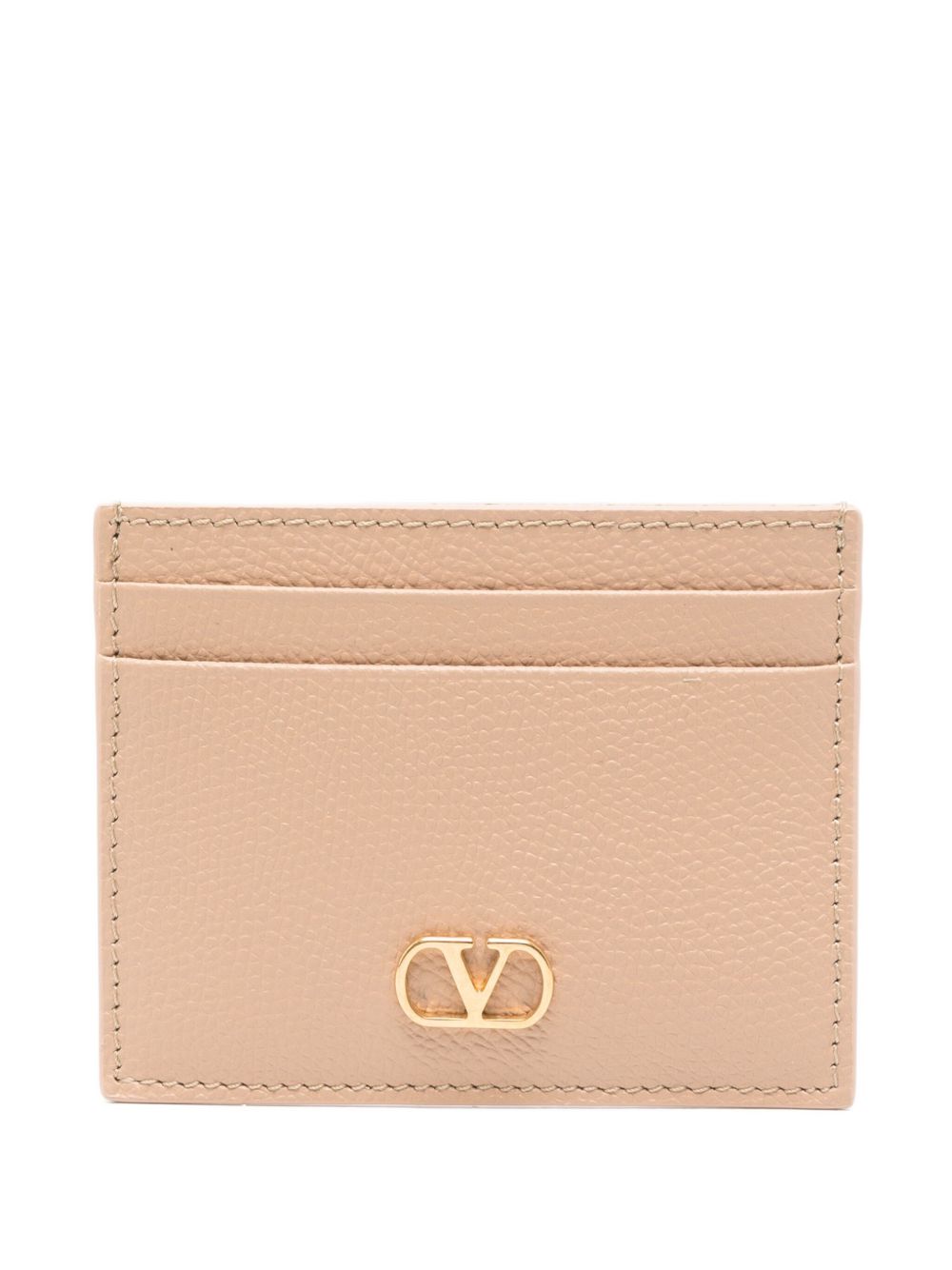 VLOGO SIGNATURE LEATHER CARD CASE
