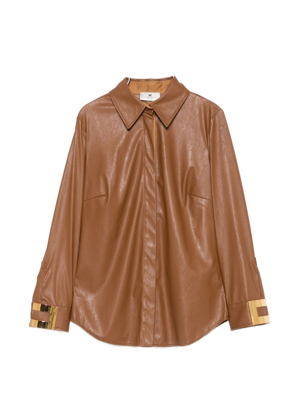 FAUX-LEATHER SHIRT