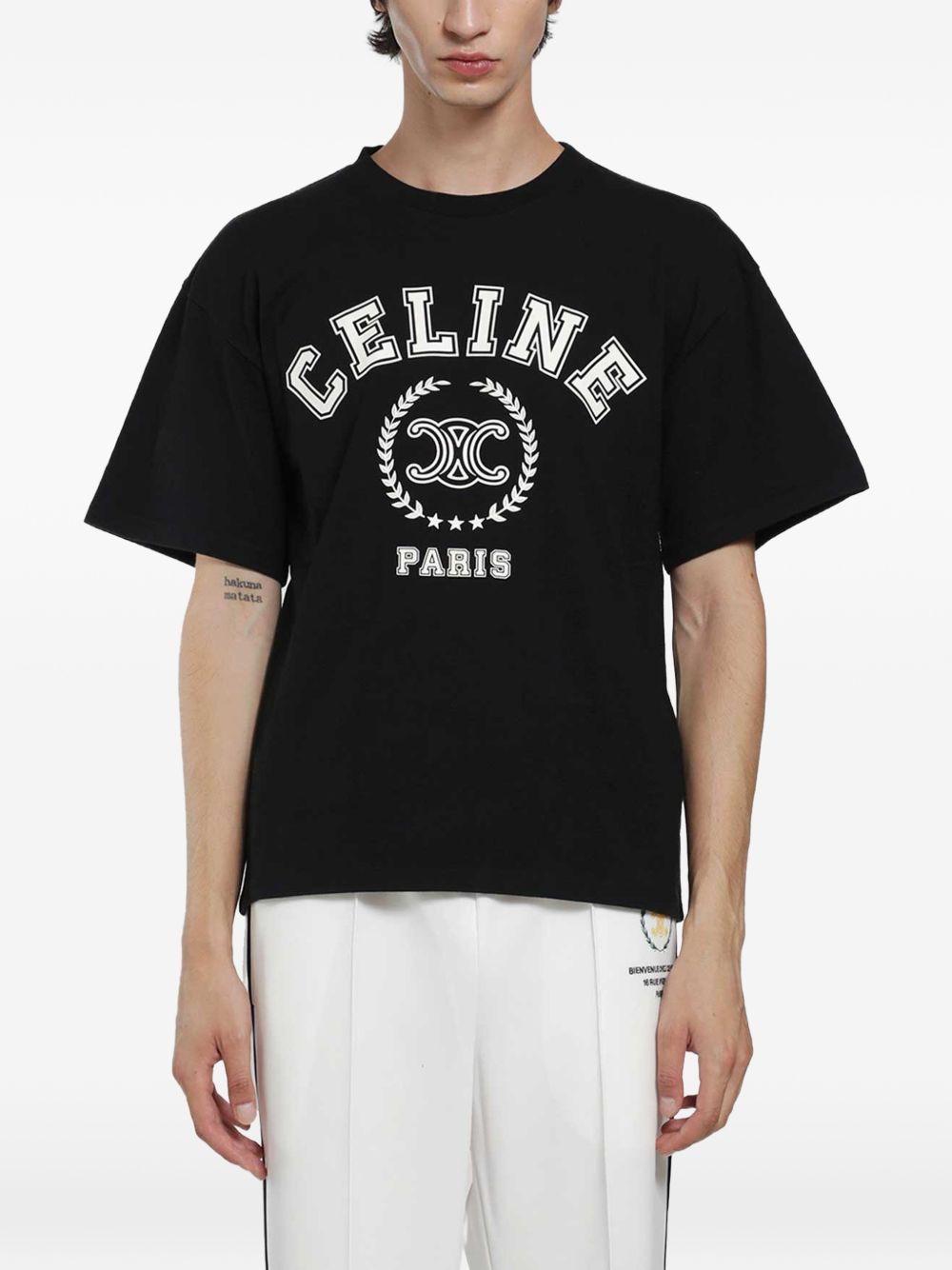CELINE · LOGO COTTON T-SHIRT