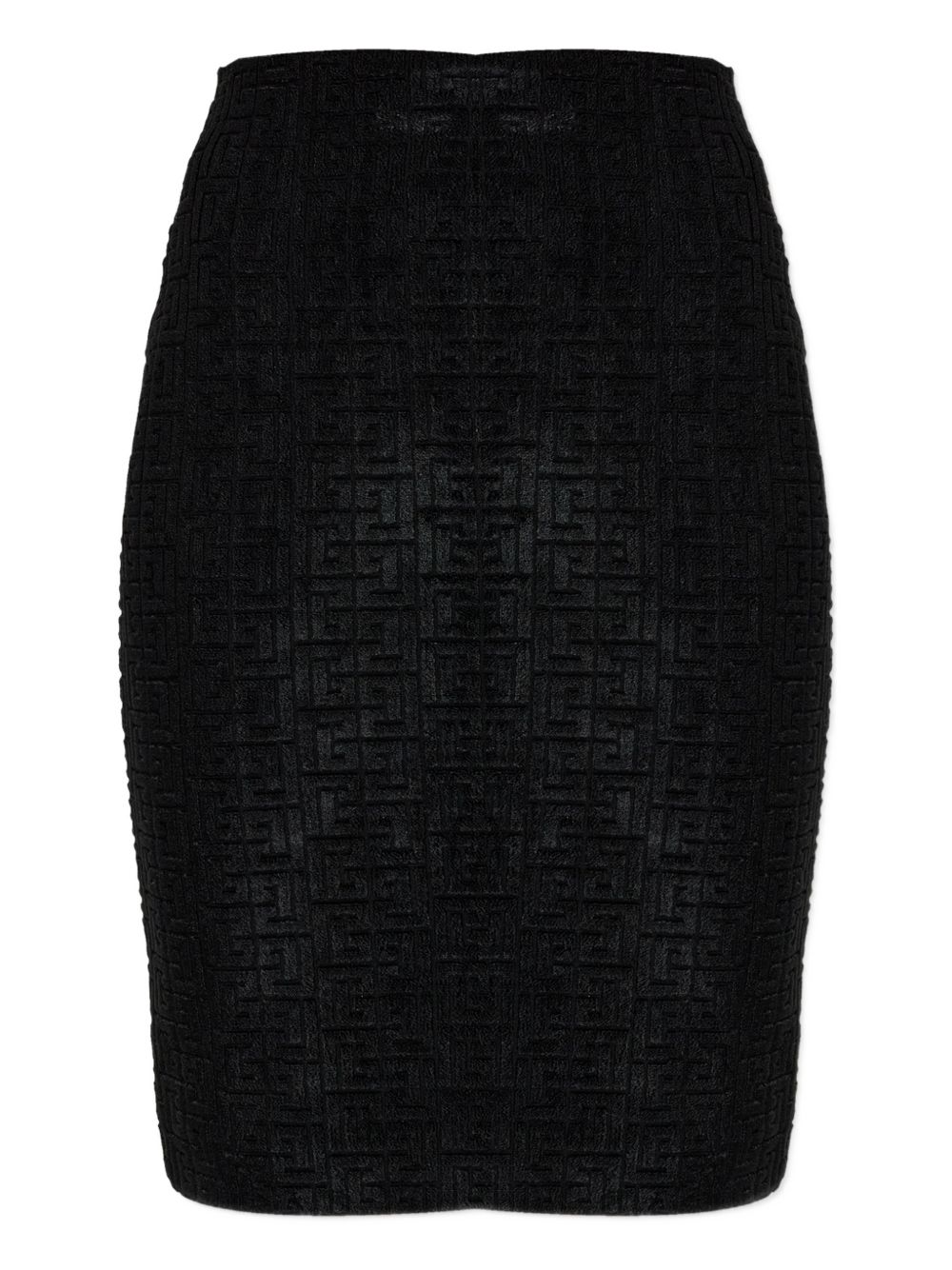 MONOGRAM MIDI SKIRT