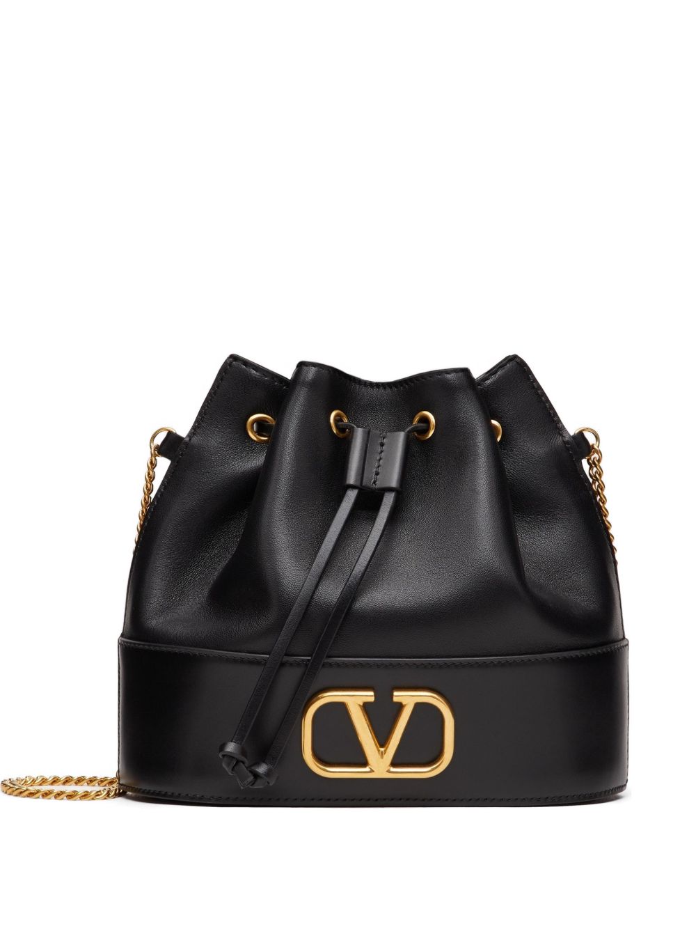 VLOGO SIGNATURE LEATHER MINI BAG