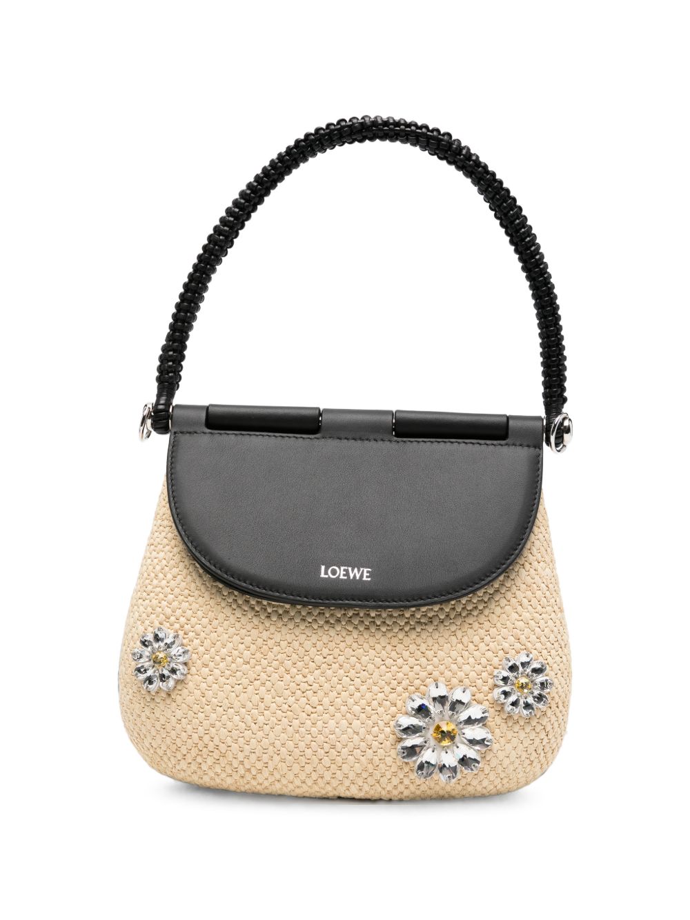 PESCADOR DAISY MEDIUM RAFIA HANDBAG