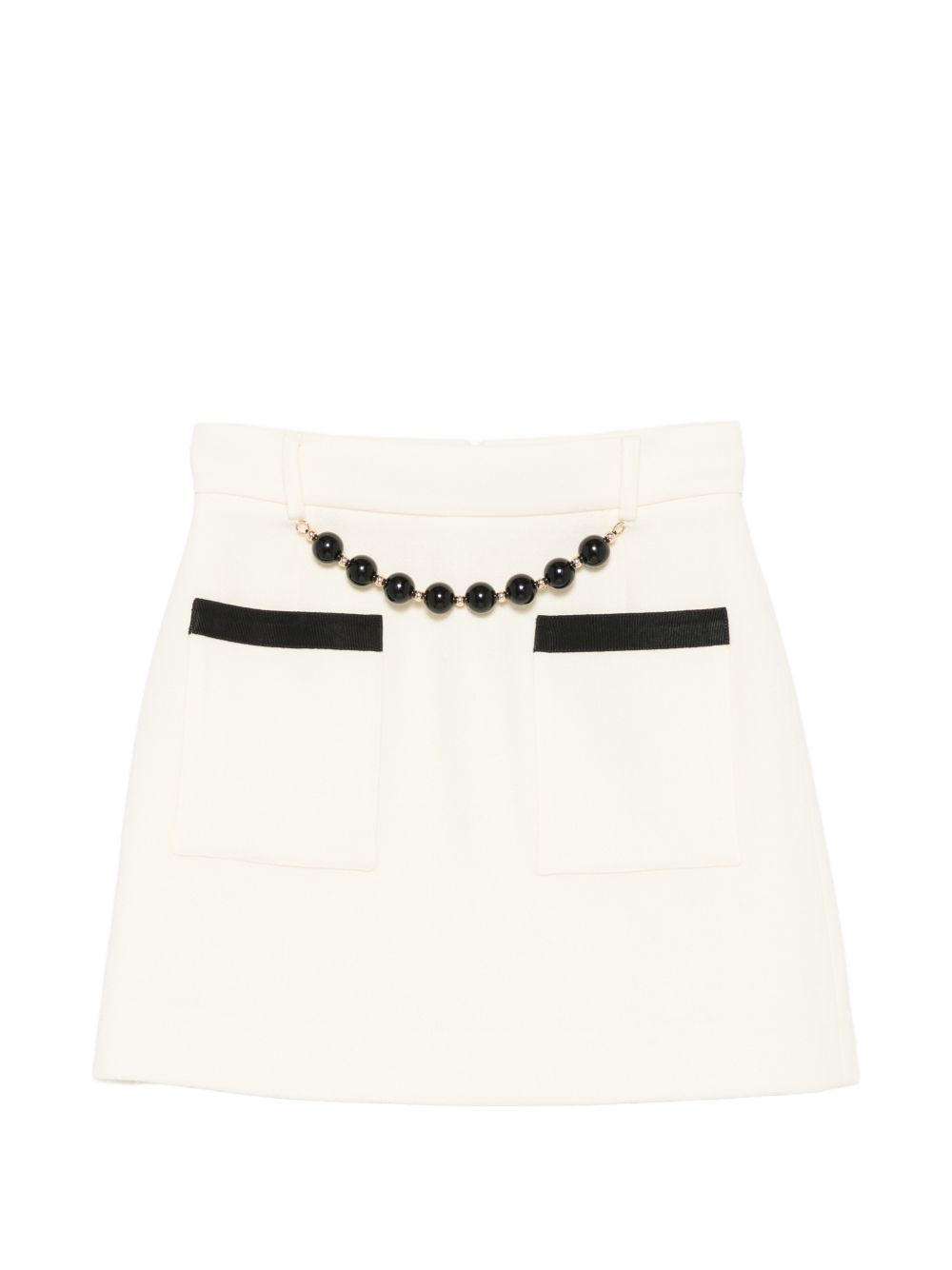 WOOL MINI SKIRT