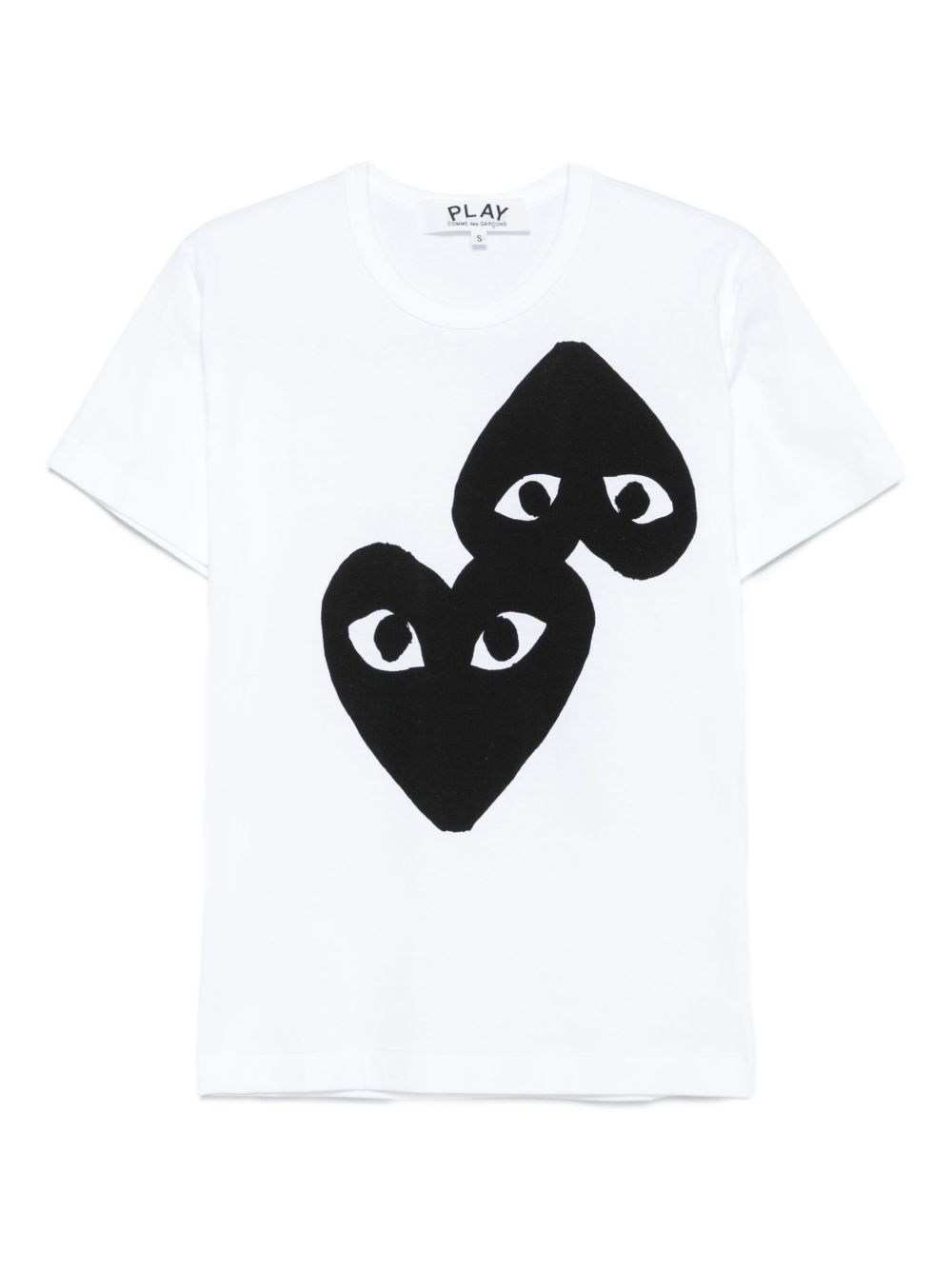 COMME DES GARÇONS PLAY · BLACK HEART COTTON T-SHIRT