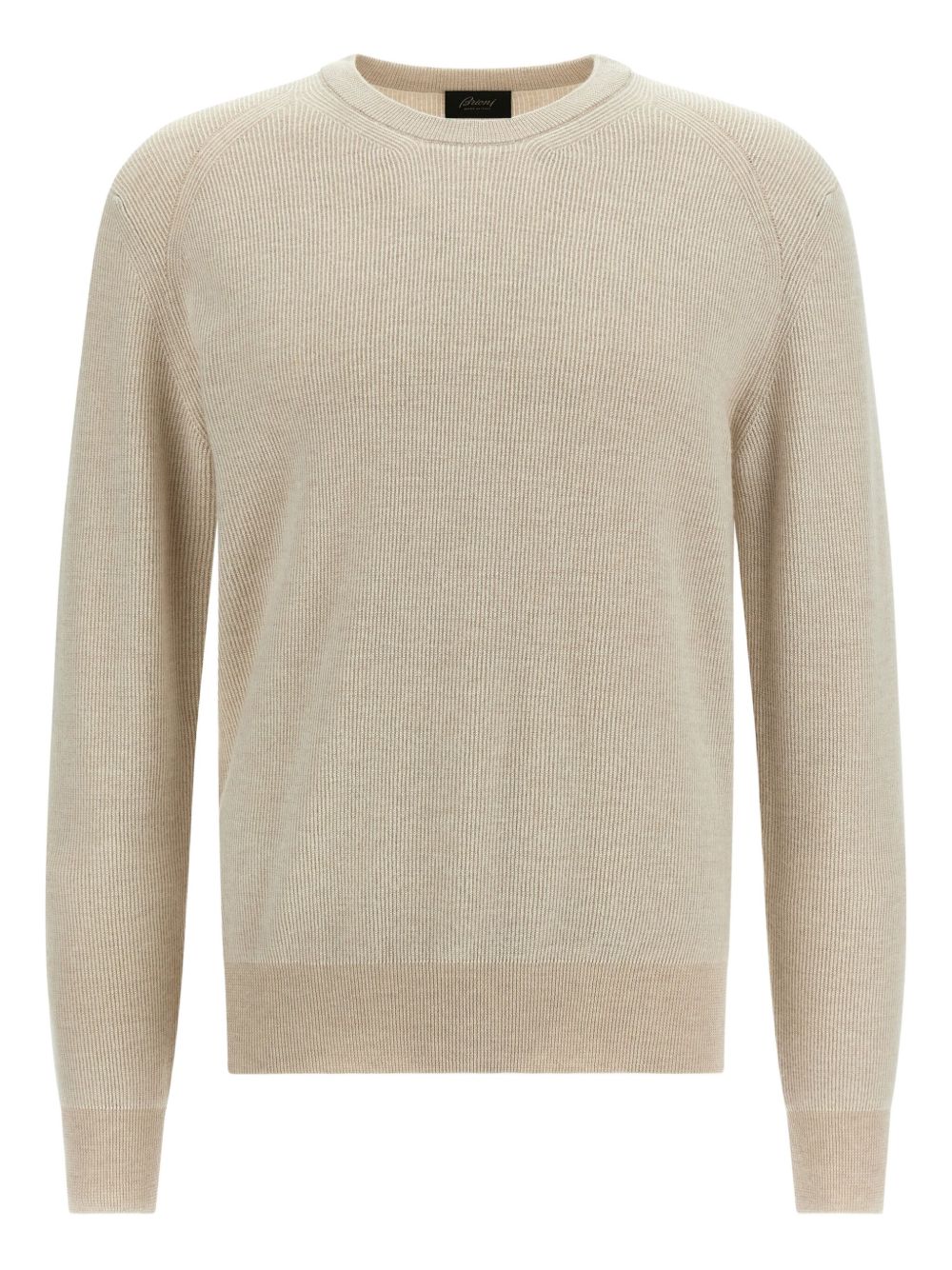 CASHMERE AND WOOL CREWNECK SWEATER